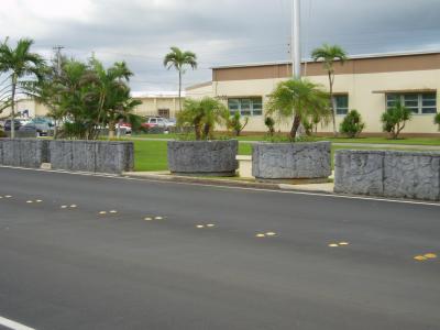 Lava Rock Barricades